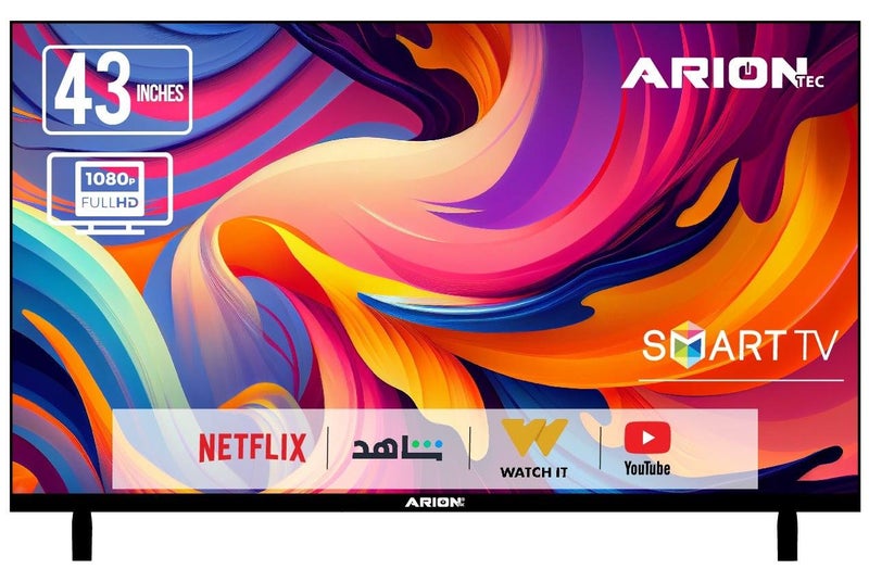 Arion 43-Inch Full HD Smart Android TV, A+ Grade Panel, Frameless Design, Wi-Fi, HDMI & USB Connectivity – AR-43 T4S - Image 4